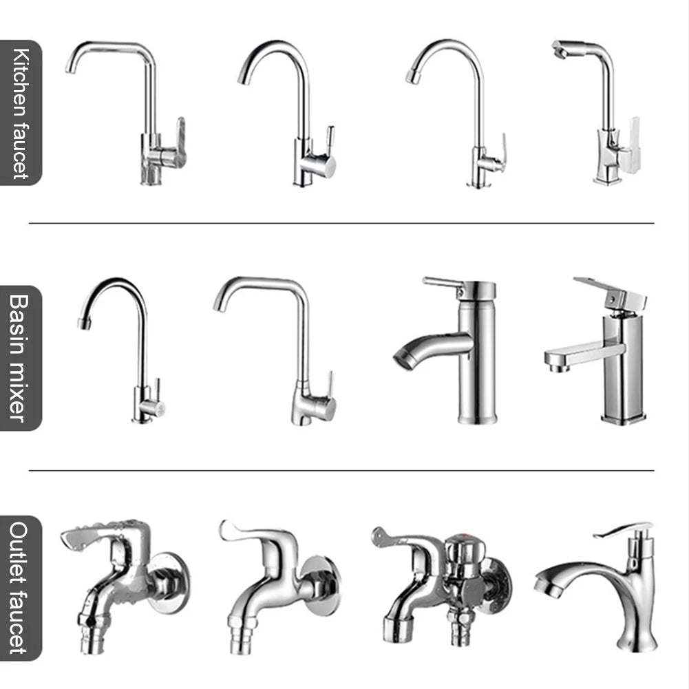 6 Layers Tap Purifier Universal 360 Degree Rotation Water Saving Bubbler Splash Nozzle Mixer Bubbler for Home Kitchen Bathroom