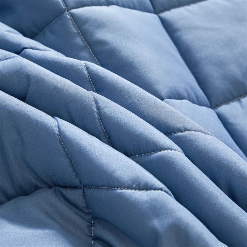 Six Sides All Inclusive Mattress Cover with Zipper Thicken Fitted Sheet Quilted Mattress Protector Pad Couple Customized Size