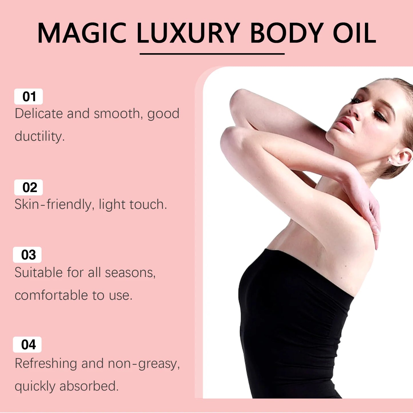Magic Body Firming Oil Skin Tightening Anti-Aging Refreshing Abdomen Thigh Improve Elasticity Hydrate Anti Cellulite Massage Oil