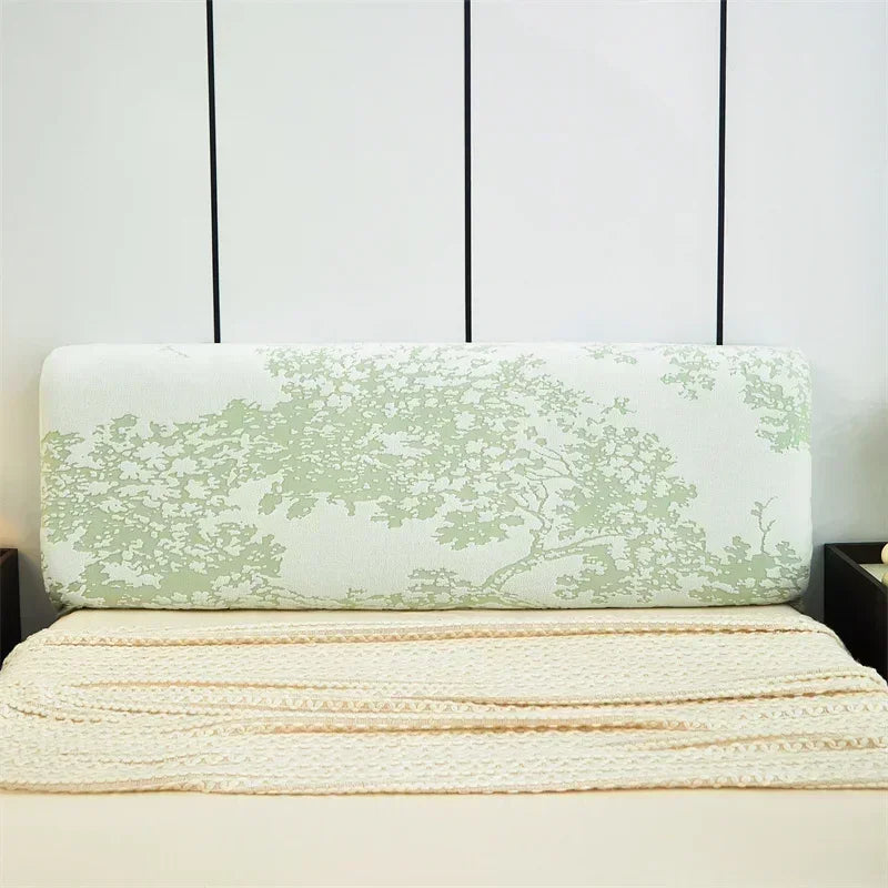 Luxury Jacquard Headboard Cover Bedroom Stretch Bedhead Slipcovers Anti-dirty Bed Back Protector Dustproof Covers for Home Hotel