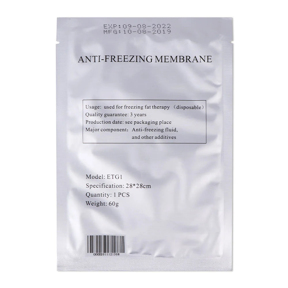 Fat Freezing Membranes Anti Freeze Gel Patches for Cryolipolysis Machine Body Slimming Massager Weight Loss Lipo Cold Therapy