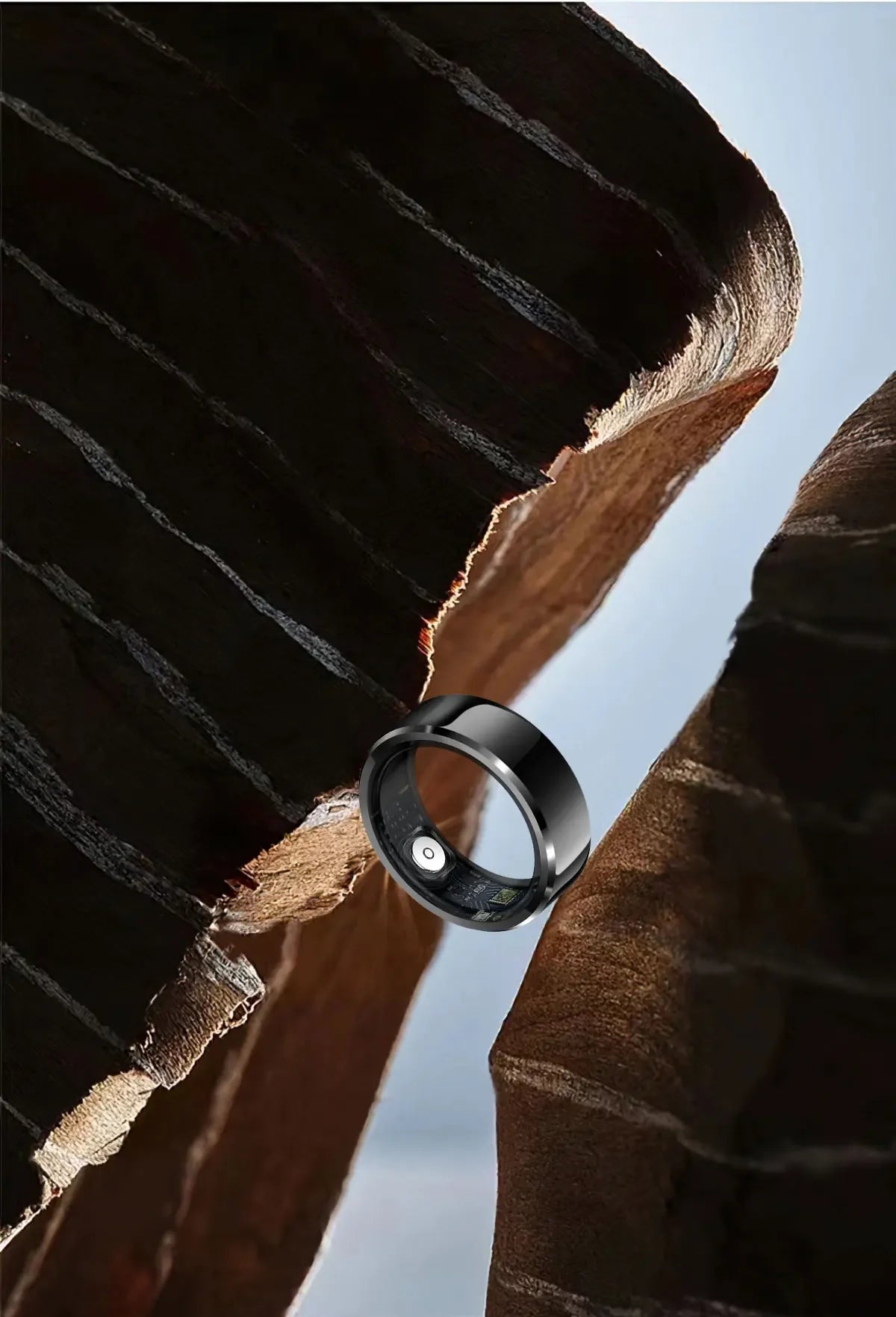 2025 R6Pro Smart Ring,  Heart Rate, Blood Oxygen, Sleep&Blood Pressure Tracker, Bluetooth Men Smart Rings iOS Android Compatible