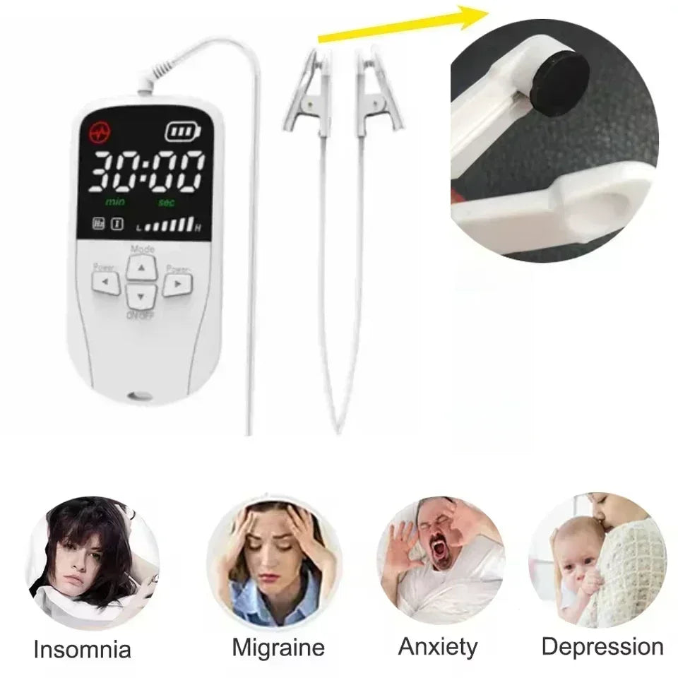 vagus nerve stimulation clip ear Sleep Aid Device Relieve Insomnia Promote Fast Sleep Deep Sleep Anxiety Depression Reliever