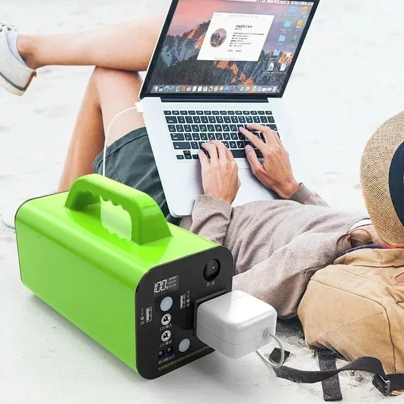 500W 80000mah Portable Power Station Emergency Power Supply Charging Station 220v for Home Power Bank Generator Battery Backup