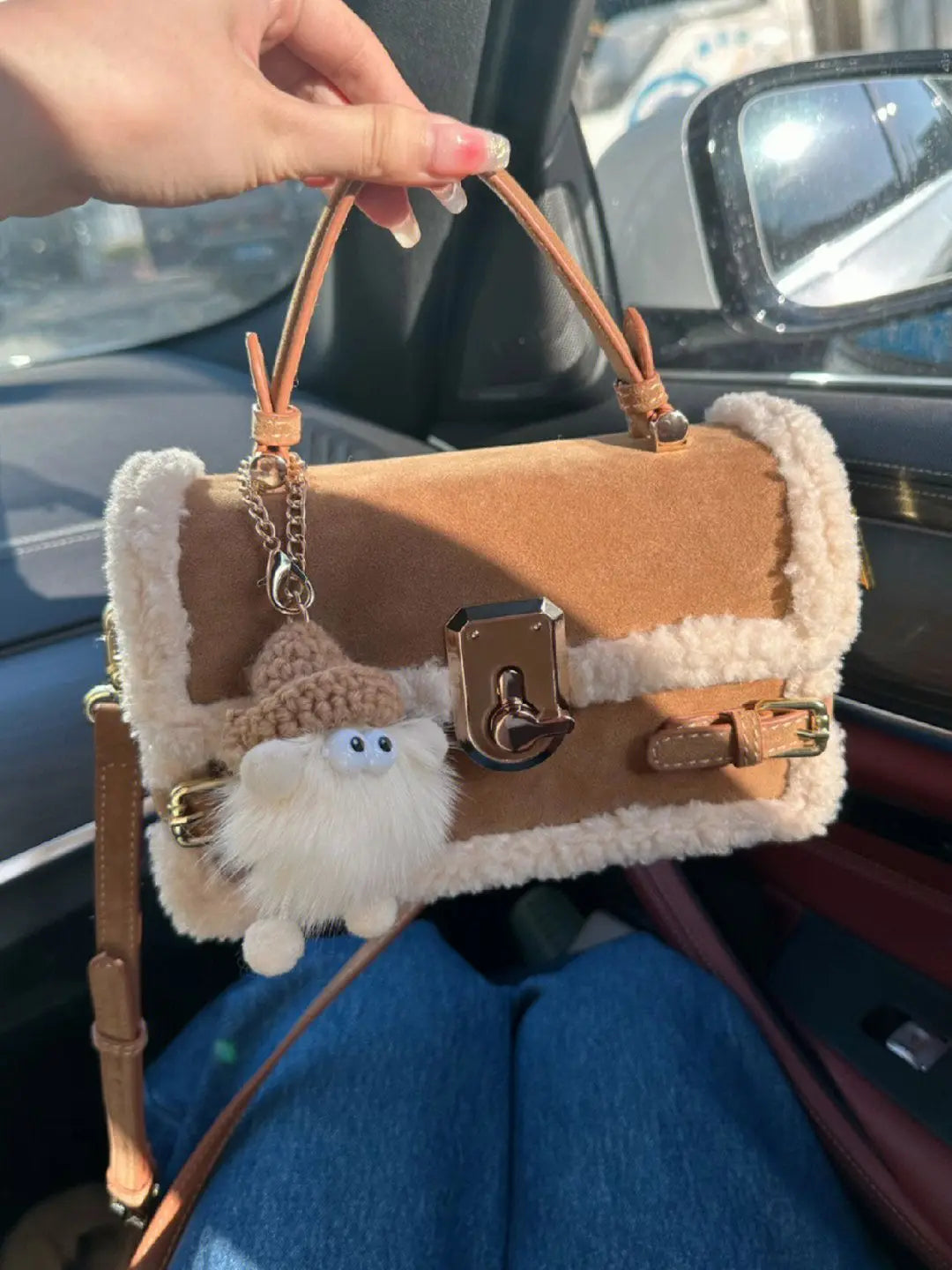 Mini Borsa scamosciata Invernale