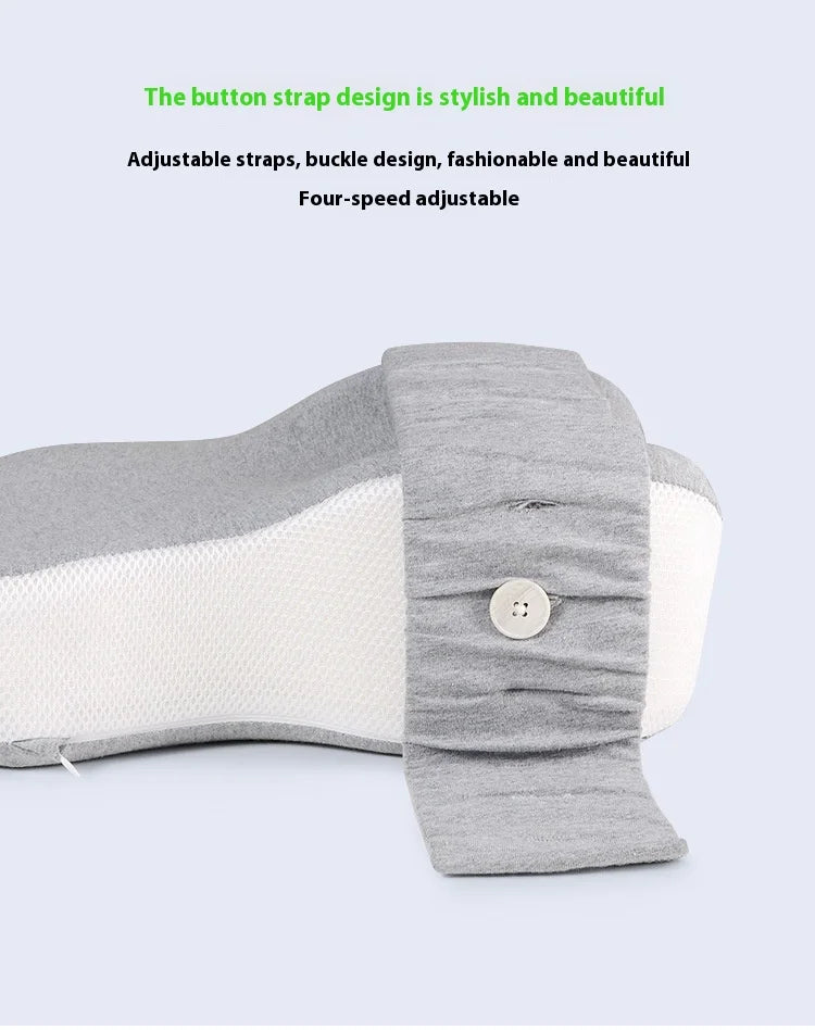 Orthopedic Slow Rebound Memory Cotton Clamp Leg Pillow Maternity Foot Pillow Strap Adjustable Side Sleeping Knee Leg Pillow