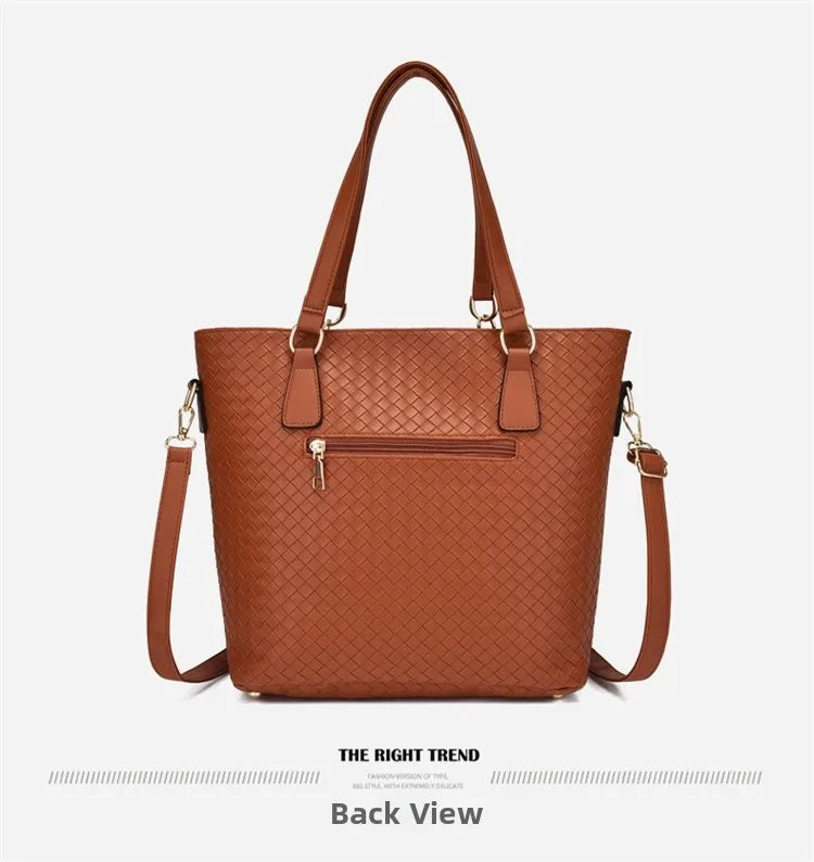 Fashionable Urban Simple Large Capacity Mother-Daughter Shoulder Bag Women's Handbag Set Six Pieces Crossbody Handbag