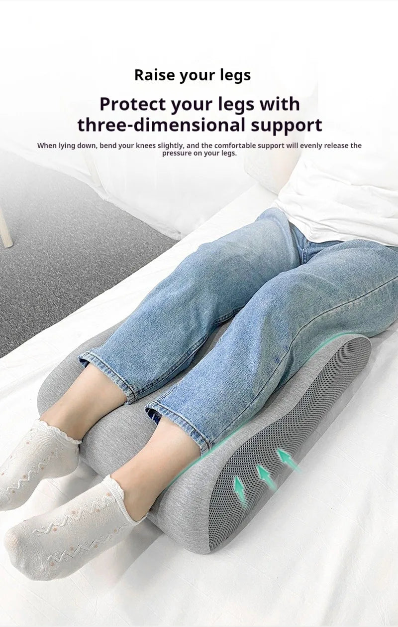 Ergonomic Memory Foam Leg Foot Raiser Pillow Support Cushion Foot Stress Relief Cushion Massage Support Body Pillow For Pregnant