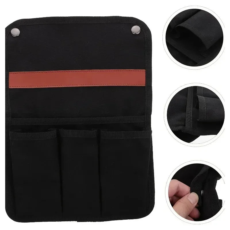 Camping Chair Armrest Storage Bag Canvas Folding Chair Organizer Side Pocket Pouch Bag For Outdoor Camping Picnic Fishing Bag