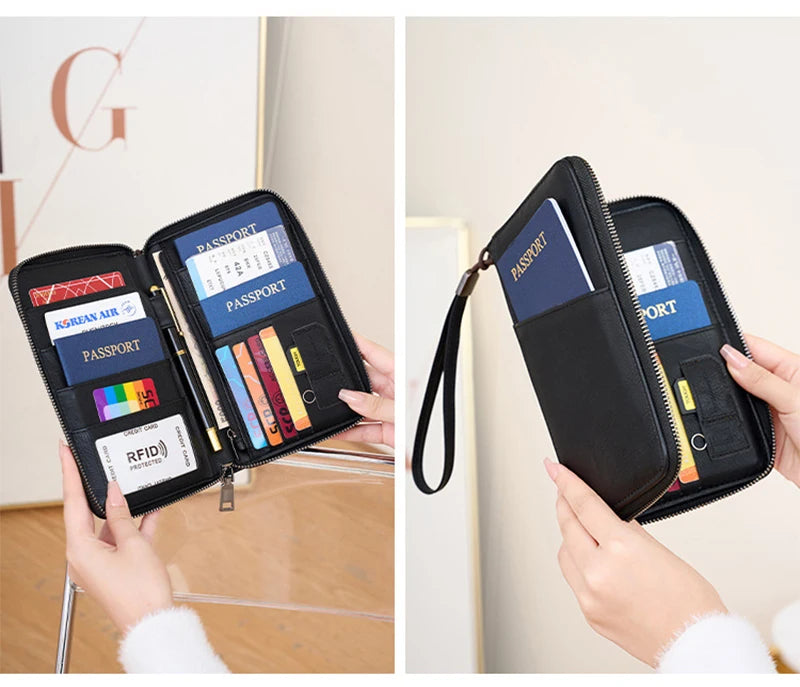Porta Passaporto con Tecnologia RFID
