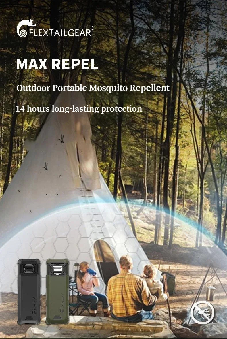 Flextail TINY REPELLER Portable Mosquito Repellent Lithium Battery Heat Outdoor Fish Wireless Electric Mosquito Killer Repeller