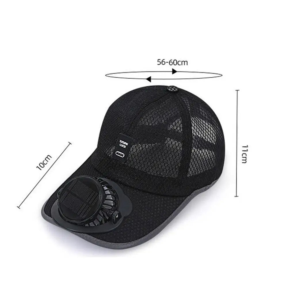 Cappellino con Ventola ad Energia Solare