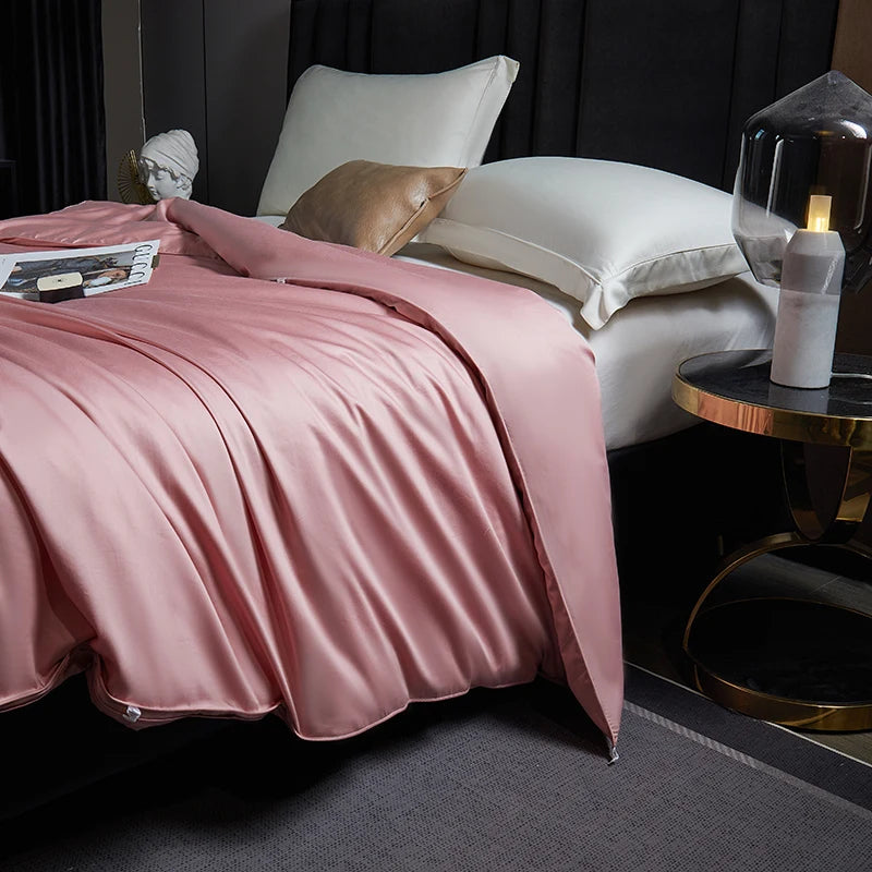 100% Natural Mulberry Silk Comforter With Cotton Shell King Queen Summer Winter Warm Duvet Blanket Single Couple Bedding Quilt