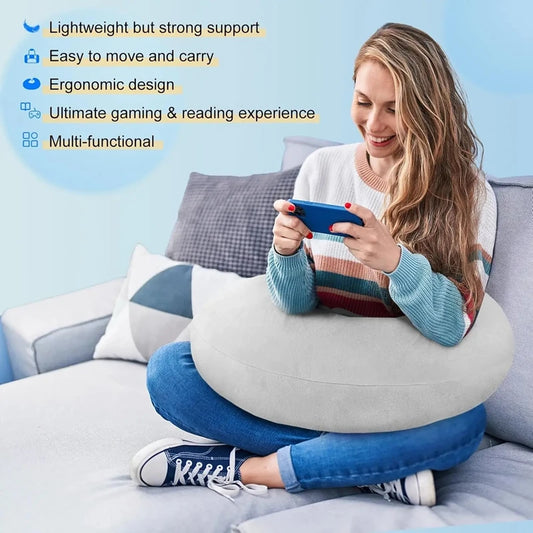 U-shaped Reading Pillow Ergonomic Waist Pillows Office Nap Pillow Sleeping Pillows  Sofa Surround Pillow Sitting Arm Support
