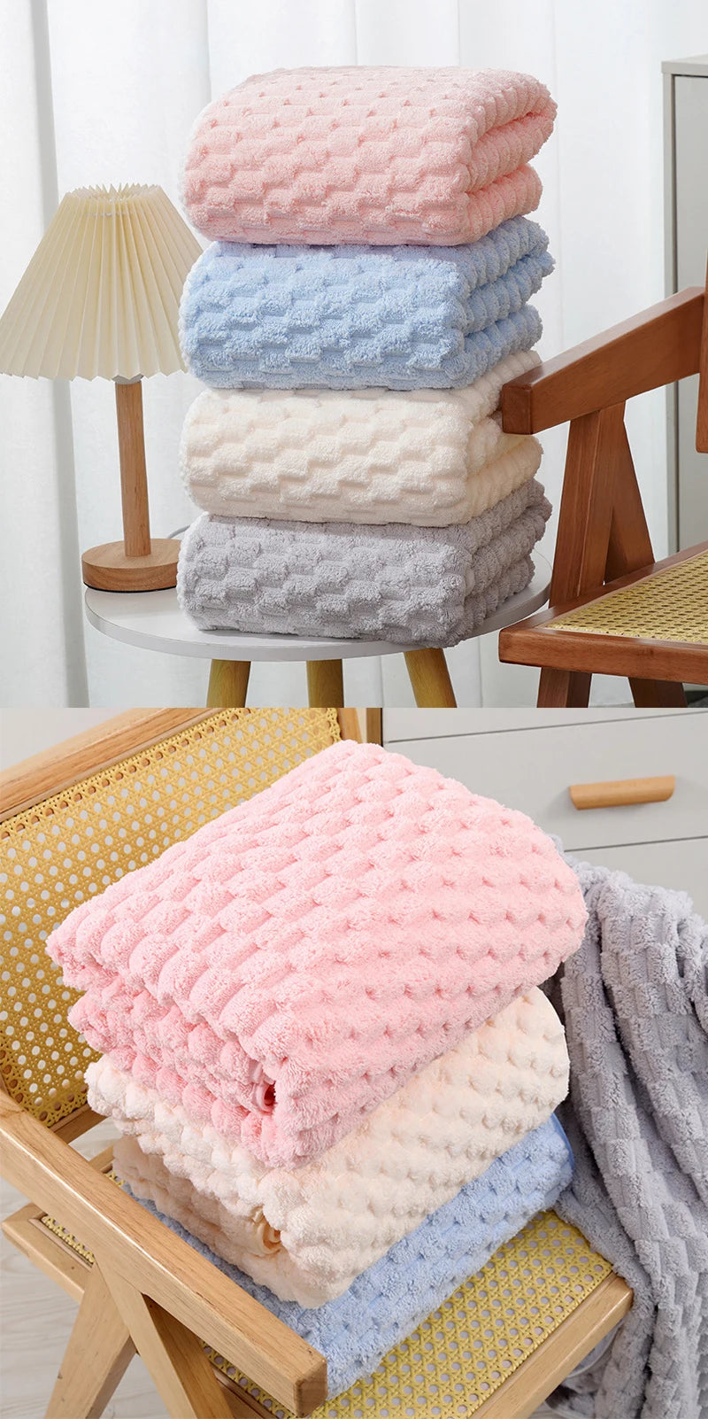 Coral Cloud Velvet Towel Thickened Bath Strong Water Absorption Microfiber Quick-drying Skin-friendly Face Wash Towel