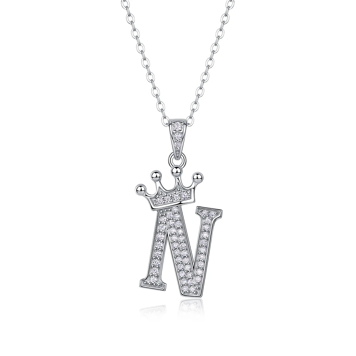 Collana con Iniziali in Moissanite