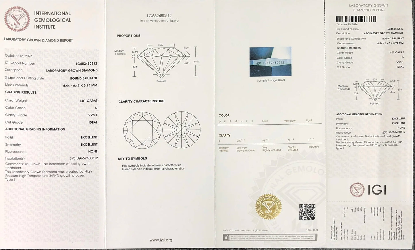 Diamanti Lab Grown Taglio Brillante da ct 3,00 a ct 7,00