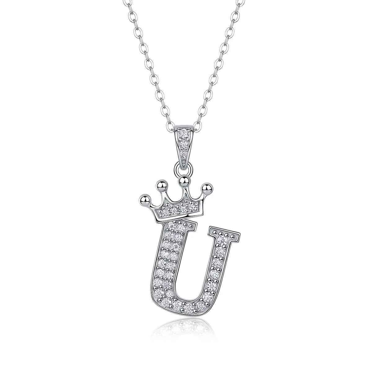 Collana con Iniziali in Moissanite