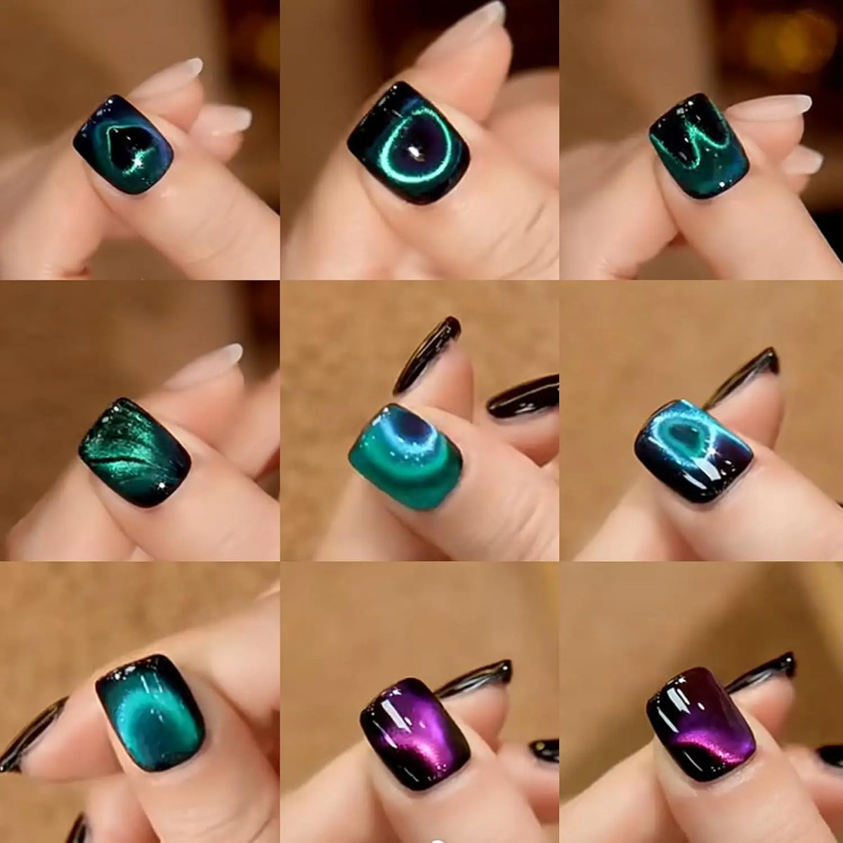 LULAA 3 In 1 Cat Eye Nail Magnet Multifunctional Nail Magnet Portable Cat Eye Magnet Suitable for Home and Salon Nail Art Tools