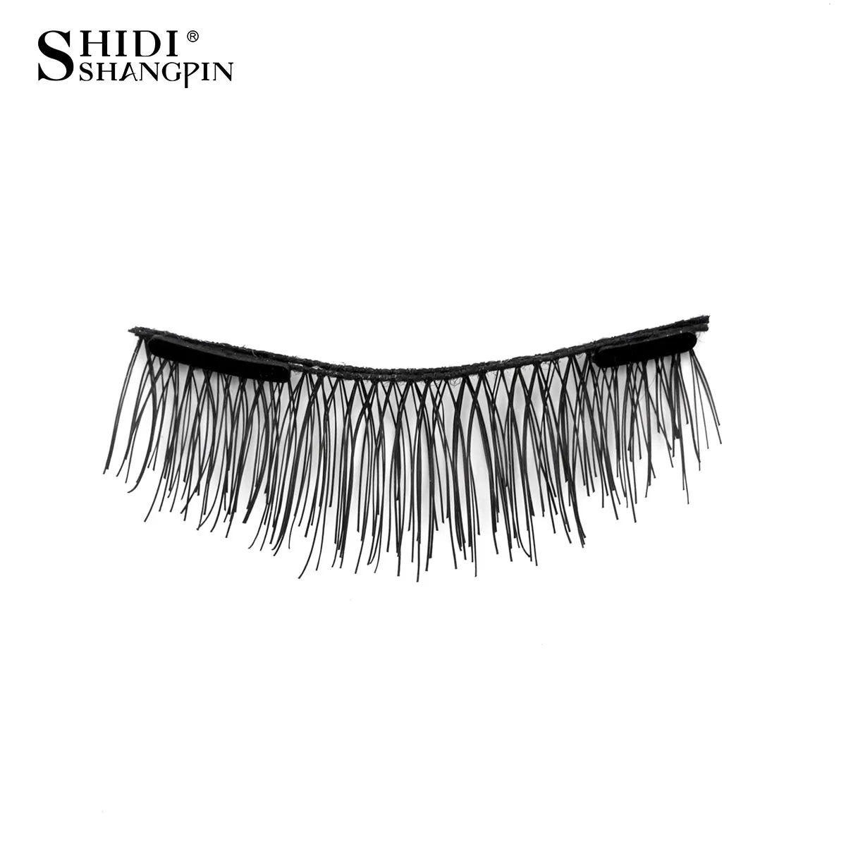 5 pairs 3D Magnetic Lashes Kit With Curler Natural Soft Magnetic False Eyelashes No Glue Needed Fluffy Reusable Make Up