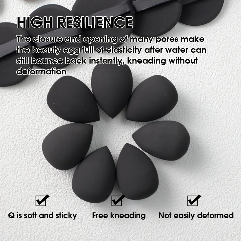 35Pcs Pro Sponge Set-Hydrophilic Latex-Free Blenders for Foundation/Concealer/Contour | Pore-Blurring Travel Kit All Skin Types