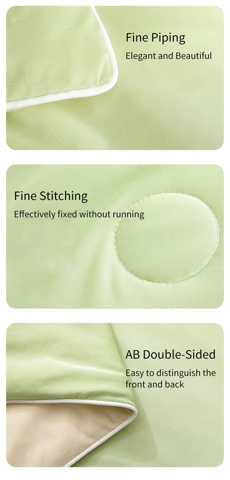 Cooling Blanket for Bed Silky Air Condition Comforter Lightweight Cooled Summer Quilt with Double Side Cold & Cooling Fabric