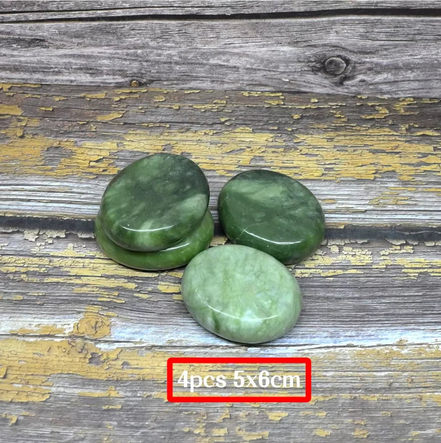 Pietre per Massaggio caldo/freddo in Giada Naturale