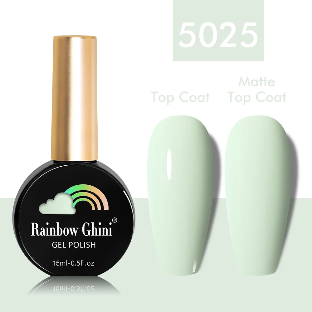 Rainbow Ghini 15ml Glitter Dark Red Gel Nail Polish Semi-Permanent Varnish UV Pale Red Nail Gel Art Supplies for Professionals