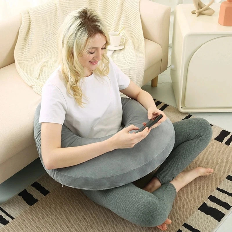 U-shaped Reading Pillow Ergonomic Waist Pillows Office Nap Pillow Sleeping Pillows  Sofa Surround Pillow Sitting Arm Support