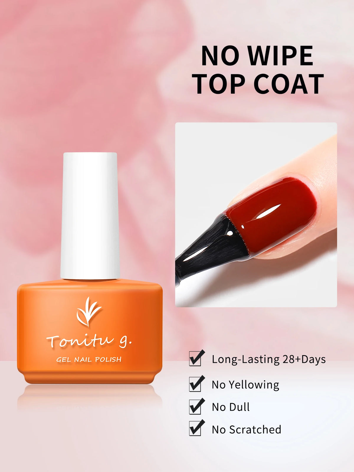 Tonitu G 7ml Semi-permanent Jelly Gel Nail Polish 59 Colors Natural Transparent  Summer Nails Art Soak Off  UV LED Gel  Varnish