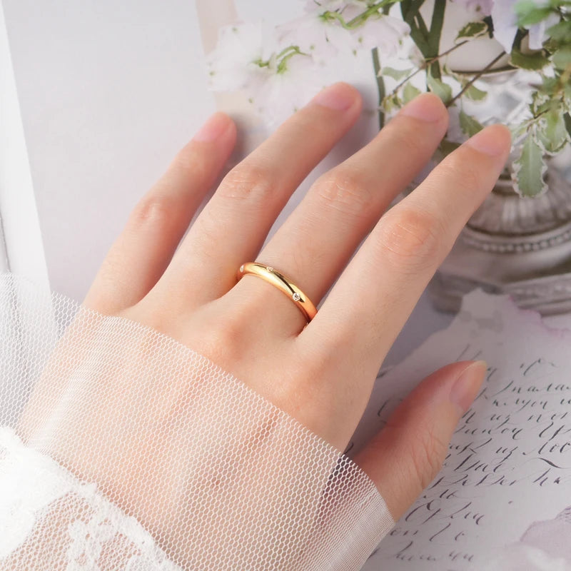 Lnngy Moissanite Ring Original Certified 925 Silver Rings For Women Couples Delicate Stackable Wedding Band Dazzling Jewellery