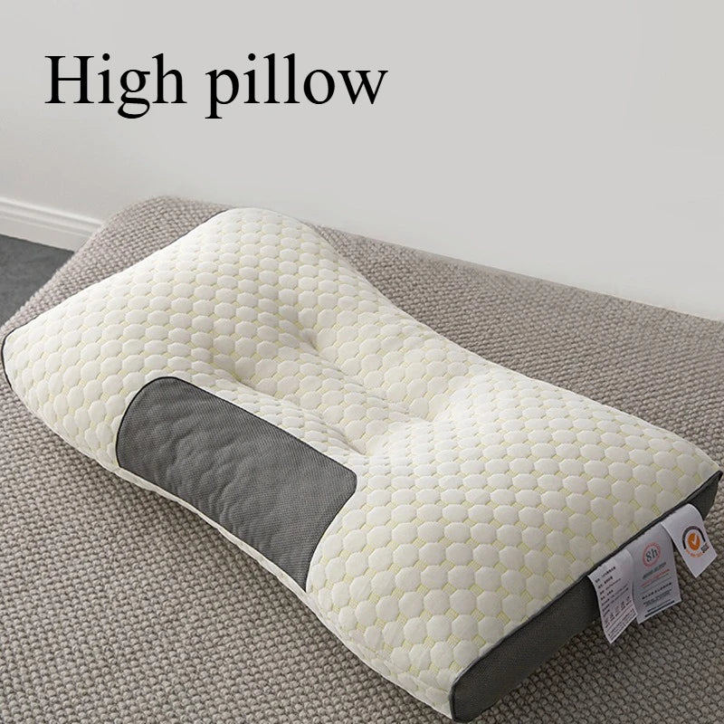Honeycomb Waffle Pillow Insert - Breathable Massage Texture for Neck & Back Support, Moisture-Wicking Polyester