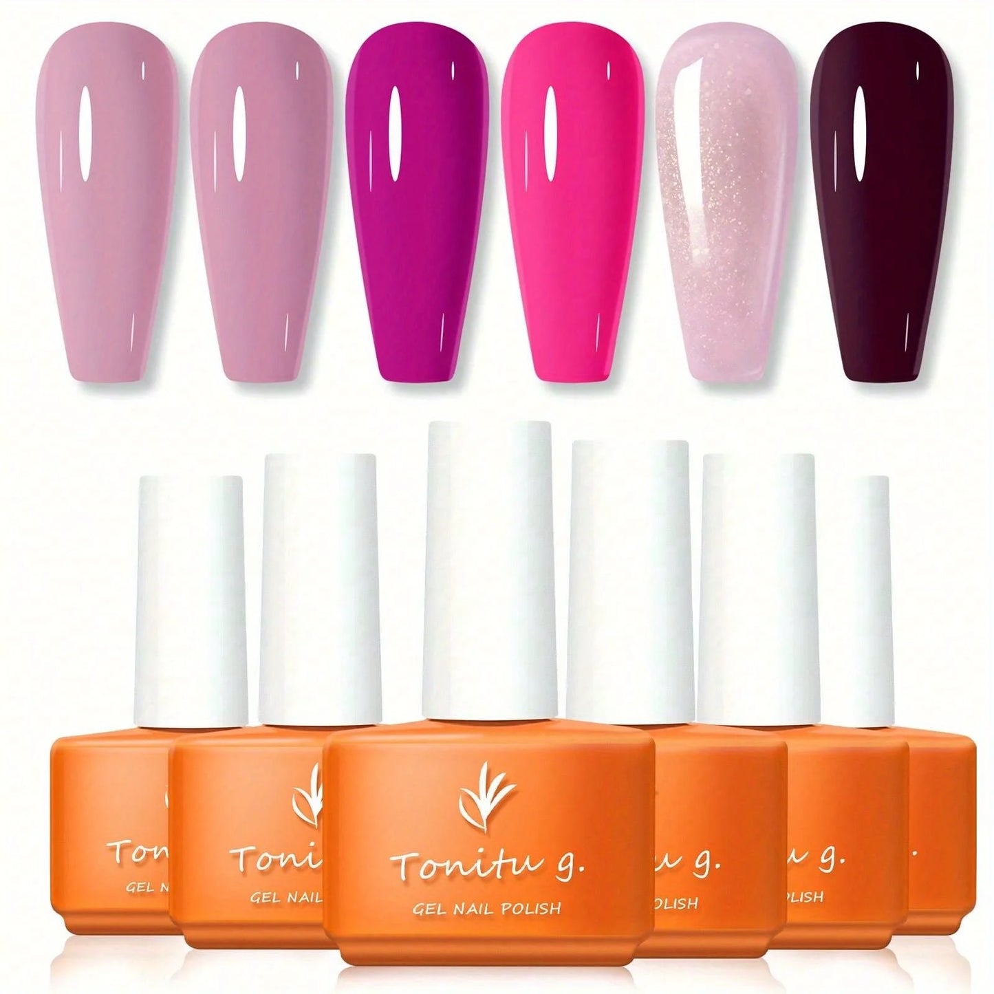 Set di 6 Smalti Gel Professionali per unghie