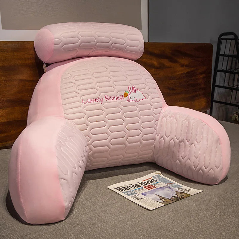 Dormitory Bed Reading and Playing Sofa Waist Support Office Bedside Cushion Large Pillow Backrest Bedside Pillow Cartoon Cute