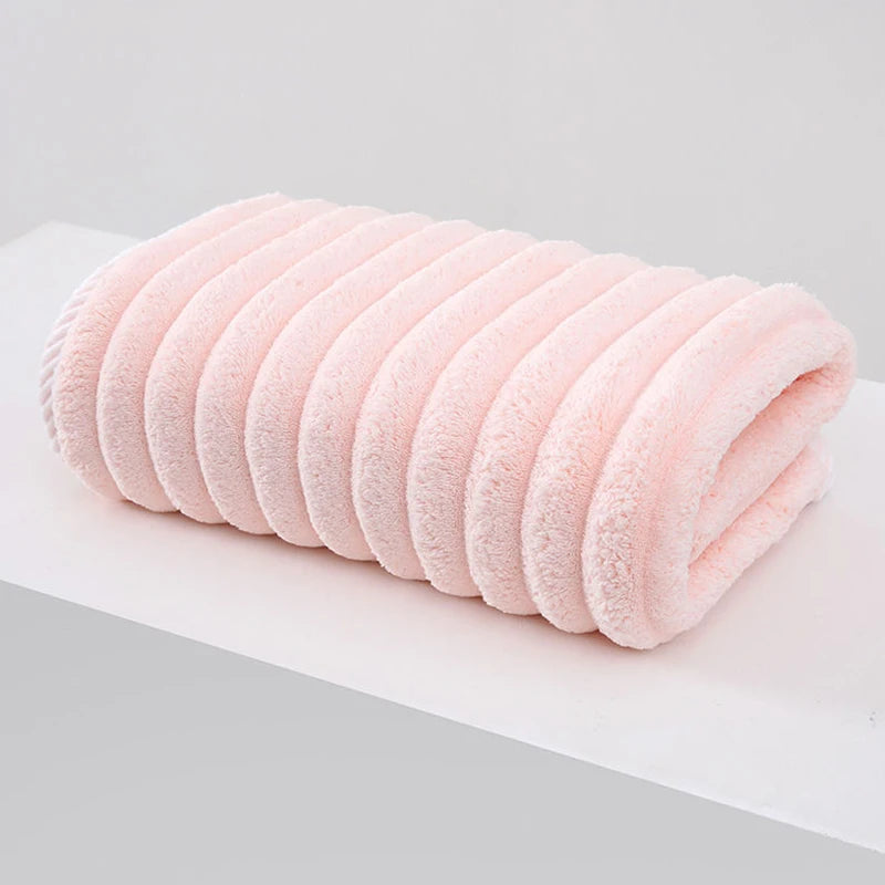Coral Cloud Velvet Towel Thickened Bath Strong Water Absorption Microfiber Quick-drying Skin-friendly Face Wash Towel