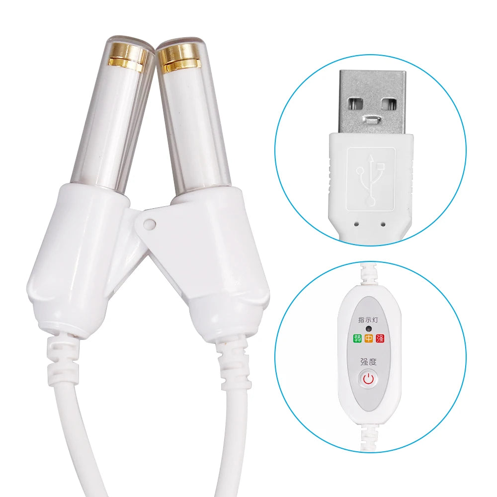Tinnitus Ear Laser Therapy LLLT Irradiation Laser Physiotherapy Earplug Otitis Media Deafness Nose Rhinitis Sinusitis Treatment