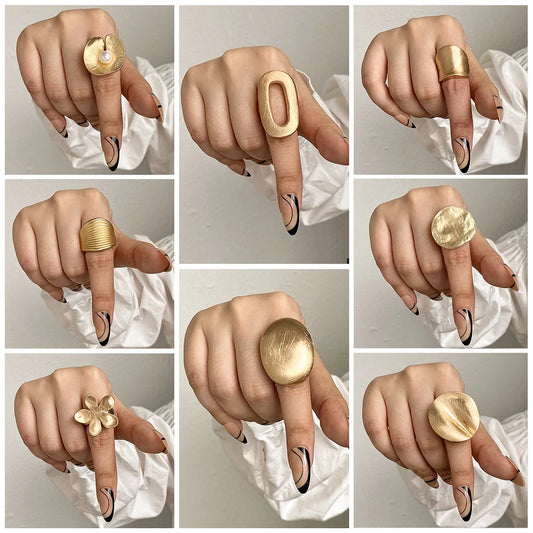 Colección de mini anillos de moda "Sinfonía de estilos"