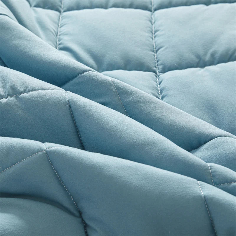 Six Sides All Inclusive Mattress Cover with Zipper Thicken Fitted Sheet Quilted Mattress Protector Pad Couple Customized Size