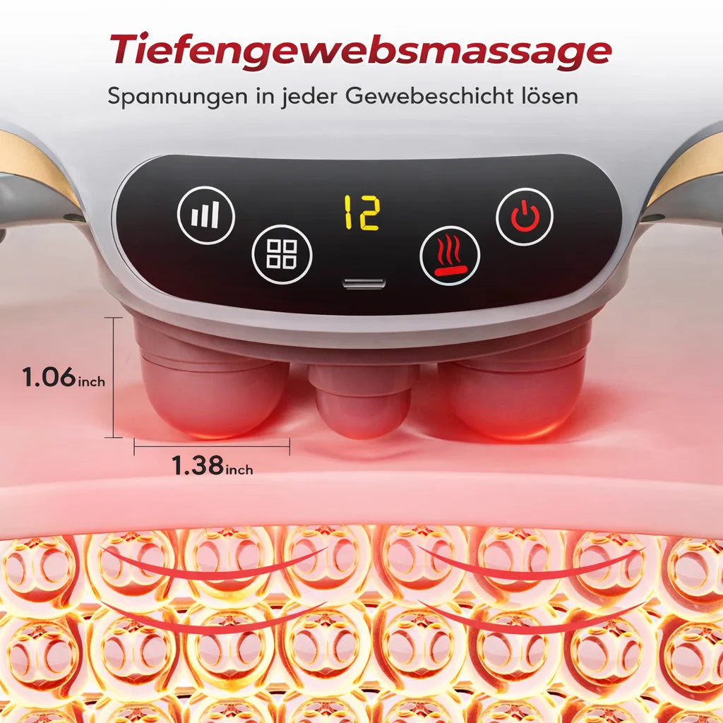 Automatic Abdominal Massager,Electric Stomach Massager Machine for Flattening Belly,Multiple-use for Waist Abdomen Back Neck Leg