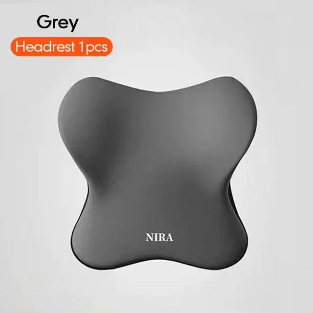 New Car Lumbar Support Pillow Memory FoamAuto Neck Pillow Waist Support Removable Washable Backrest Universal Vehicle Cushion