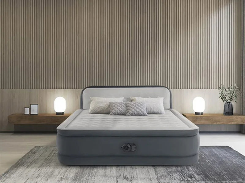 Dura-Beam Con Schienale Tecnologia Fiber Tech Con Pompa Elettrica Incorporata, 152 x 236 x 86 Cm, Blu Navy