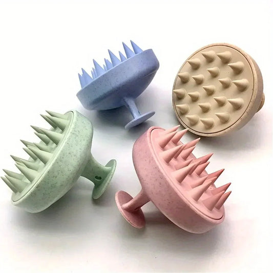 Silicone Shampoo Brush Body Massage Brush Bath Shower Brush Salon Hairdressing Tool Scalp Massage Comb Hair Washing Comb