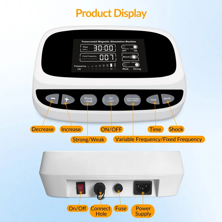 New Transcranial Magnetic Stimulation Parkinson's disease Insomnia Anxiety Depression Treatment Instrument Schizophrenia RTMS