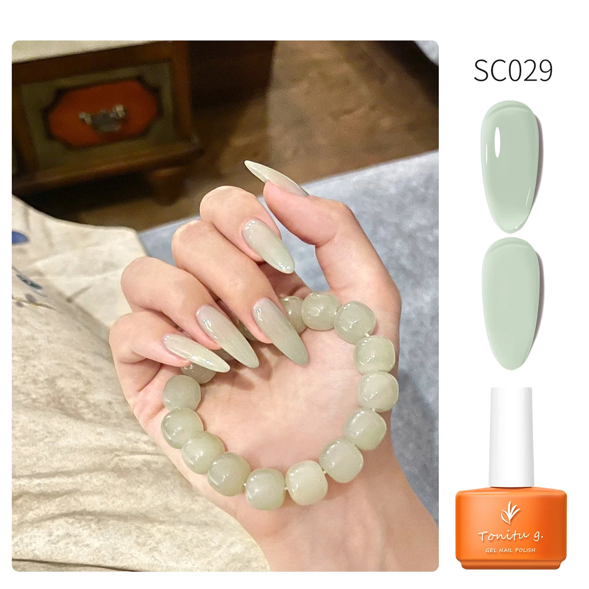 Tonitu G 7ml Semi-permanent Jelly Gel Nail Polish 59 Colors Natural Transparent  Summer Nails Art Soak Off  UV LED Gel  Varnish