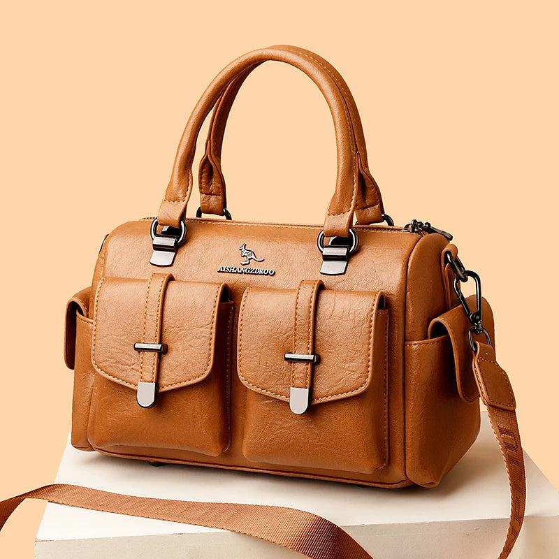 High Capacity Leopard Print Ladies Handbags Versatile Messenger Bags High Quality Luxury Women's Shoulder Bags Ladies'Hand Bags