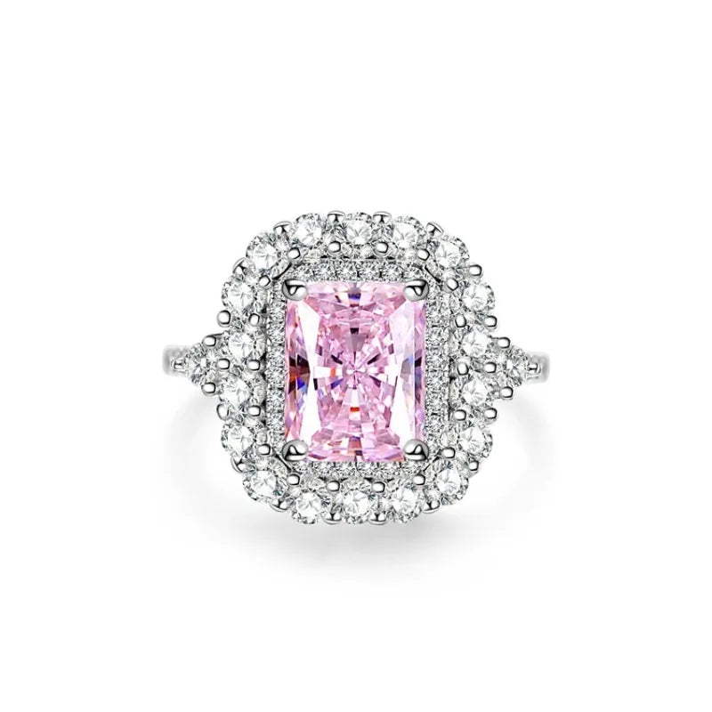 Collezione di Anelli con Zaffiri Rosa creati in Laboratorio