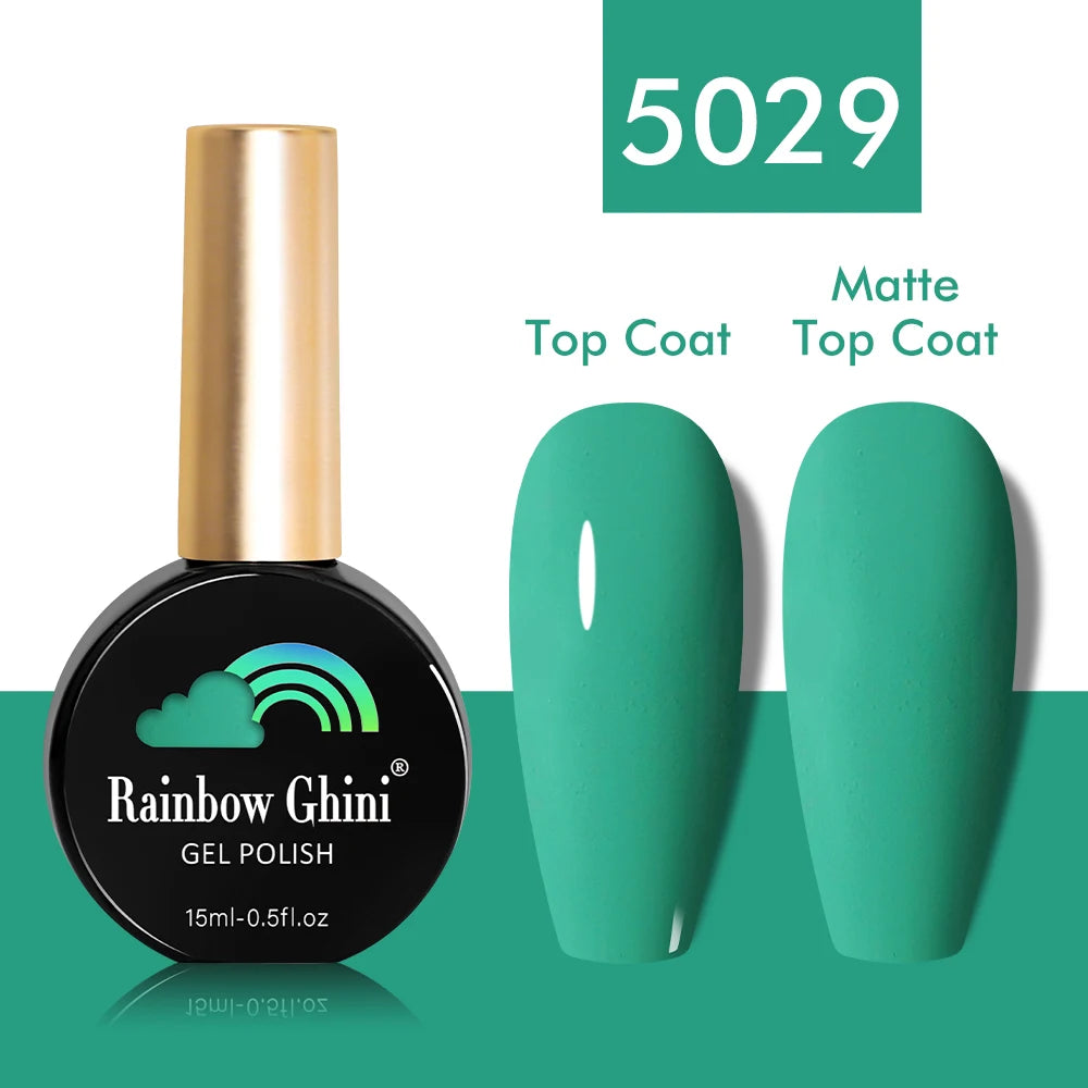 Rainbow Ghini 15ml Glitter Dark Red Gel Nail Polish Semi-Permanent Varnish UV Pale Red Nail Gel Art Supplies for Professionals