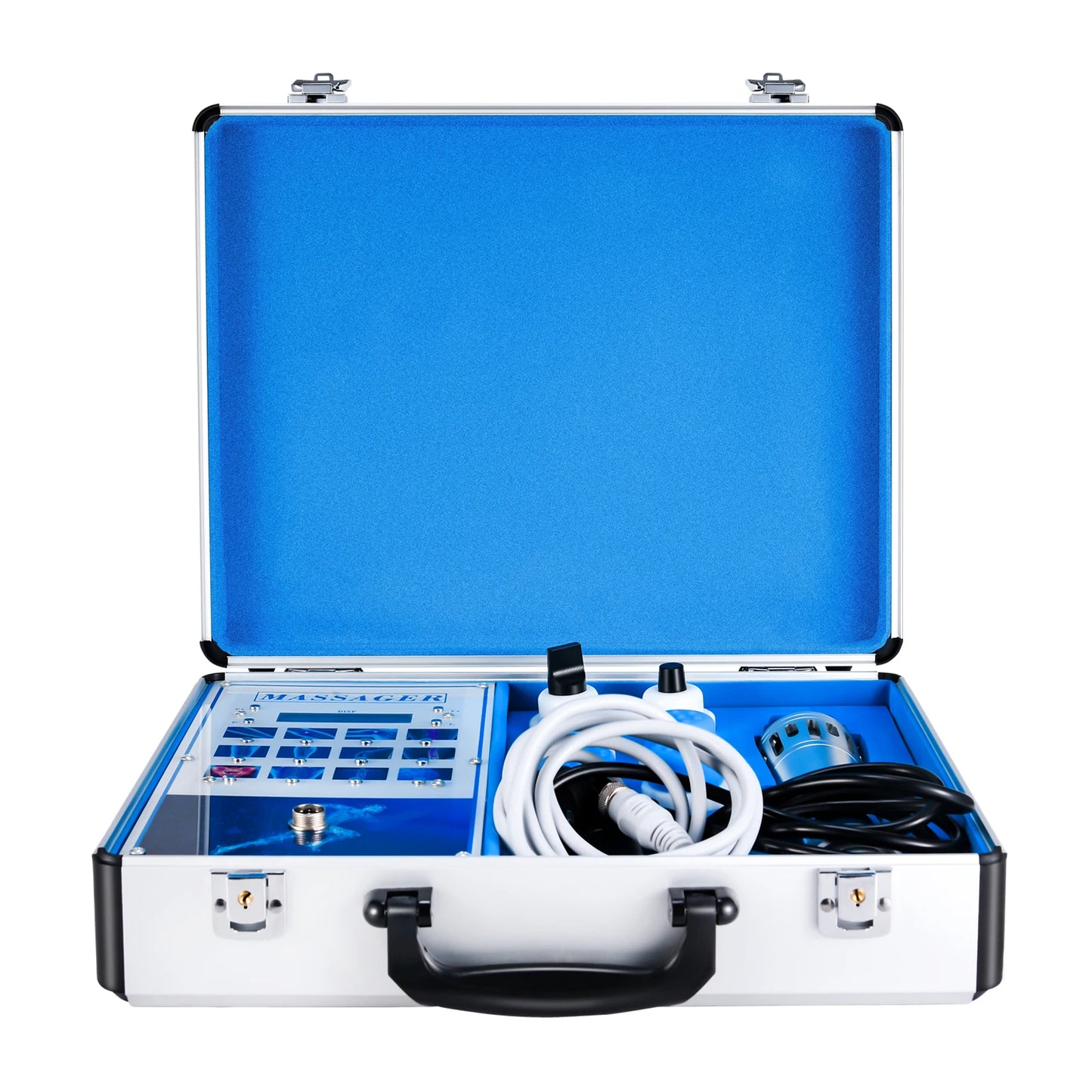 Shockwave Therapy Machine With 7 Heads ED Treatment Pain Relief Lattice Shock Wave Physiotherapy Tool 220V EU