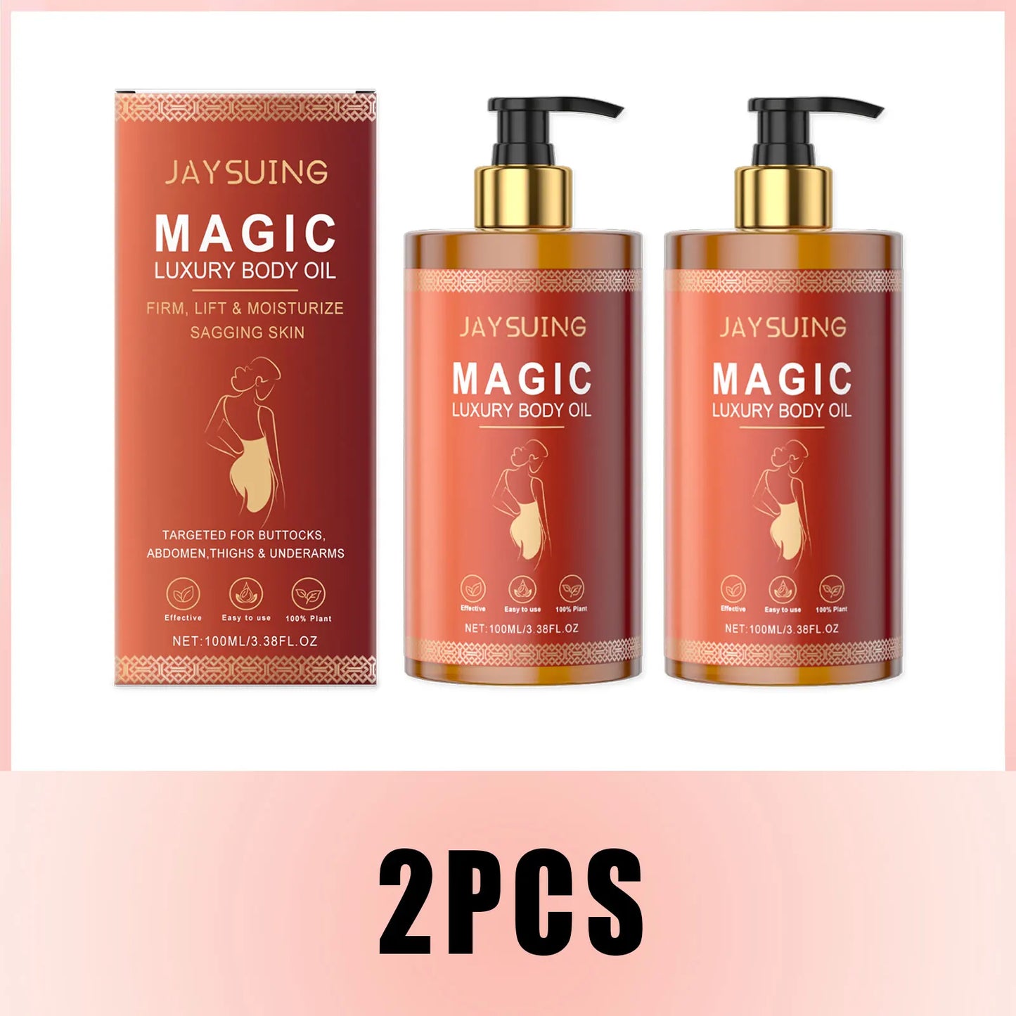 Magic Body Firming Oil Skin Tightening Anti-Aging Refreshing Abdomen Thigh Improve Elasticity Hydrate Anti Cellulite Massage Oil