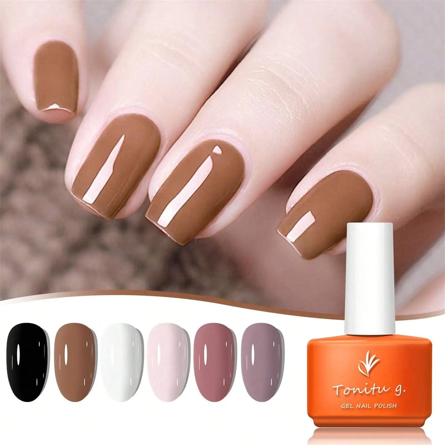 Set di 6 Smalti Gel Professionali per unghie